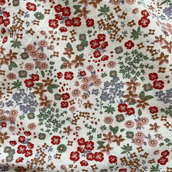 Levi Strauss Ivory Floral Elastic Waist Pull On Shorts With Pockets Sz 3XL - Picture 4 of 11